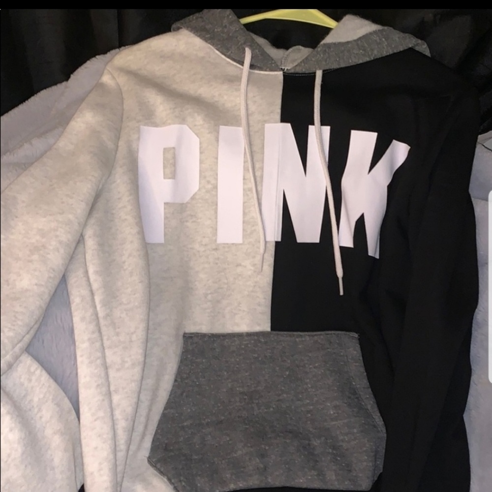 ISO  Pink brand hoodie Large